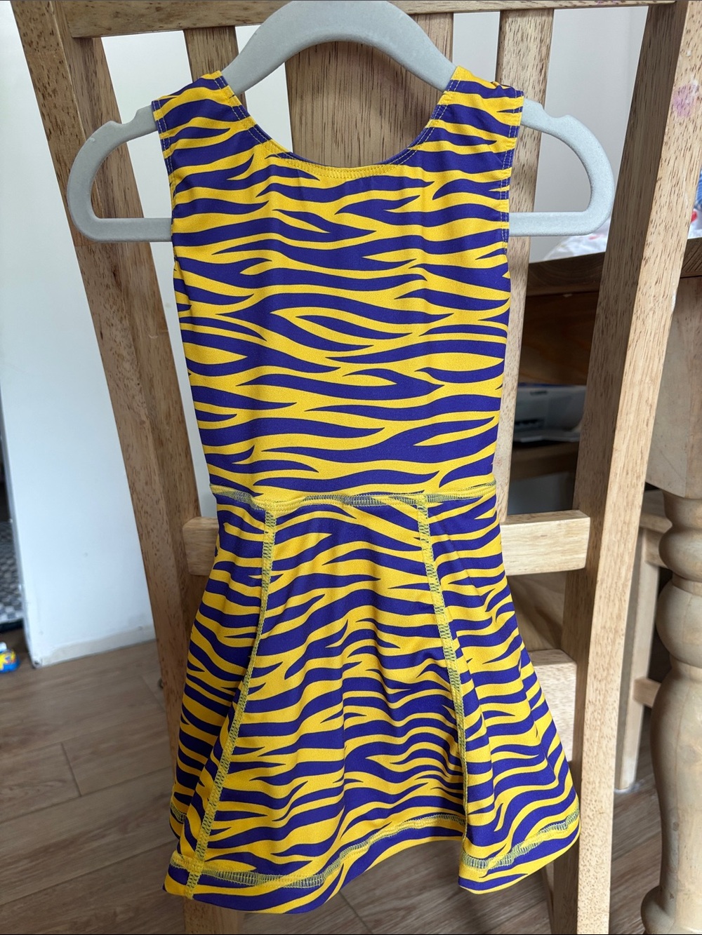 Tiger athletic dress with built in shorts